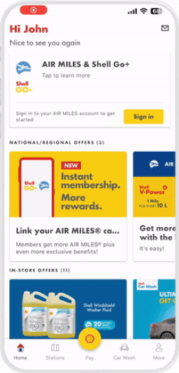 Étape 3 : Liez votre numéro d’adhérent AIR MILES