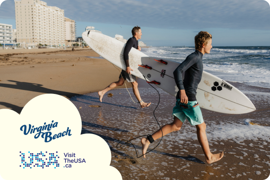 Virginia Beach; VisitTheUSA.ca